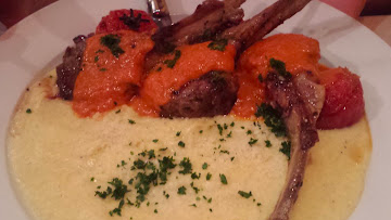 Z Bistro signature dishes Grilled Lamb Loin Chops
Steak Satay
Maryland Crab Cake
Cucumber Gazpacho
